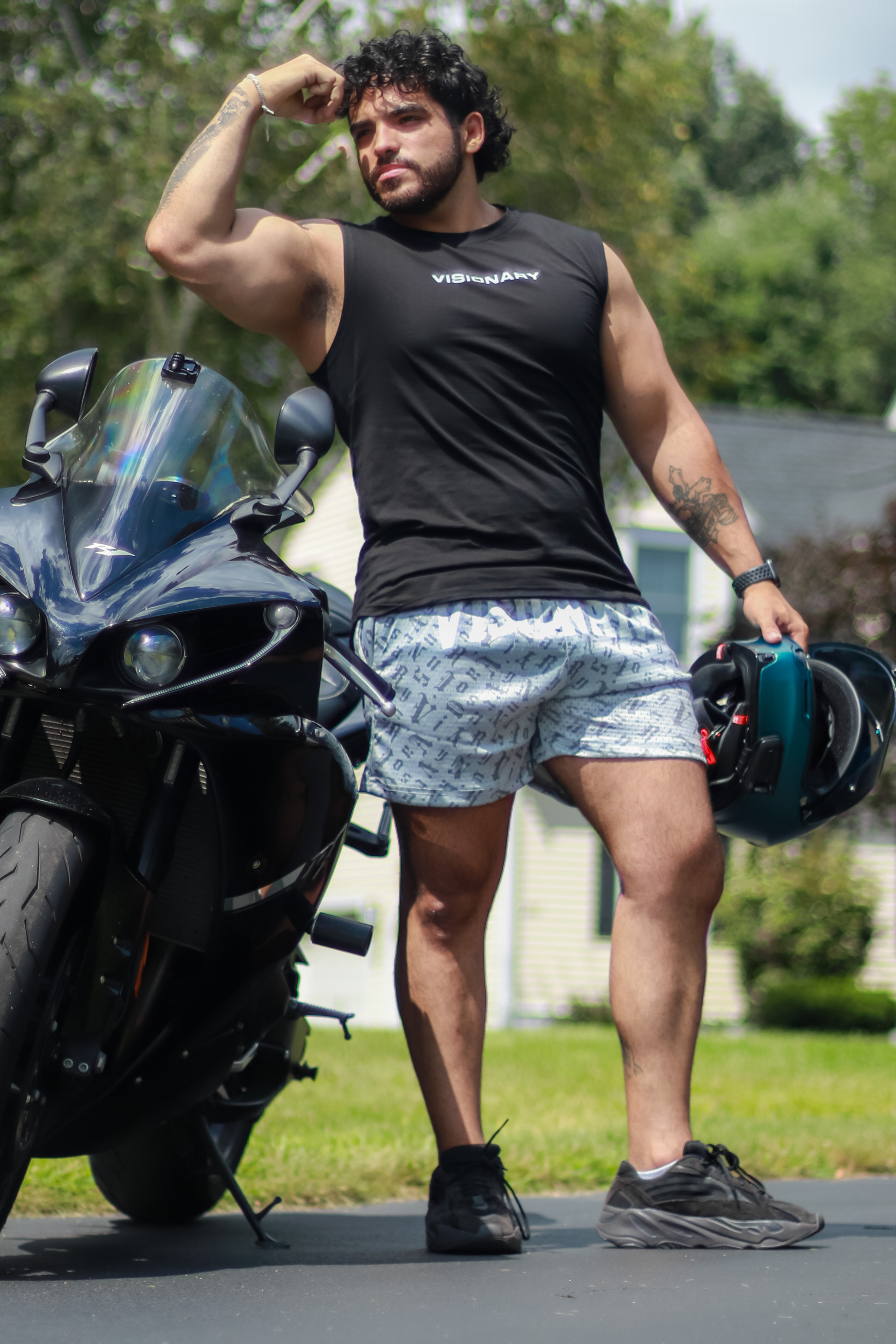 MONOGRAM 5" MESH SHORT