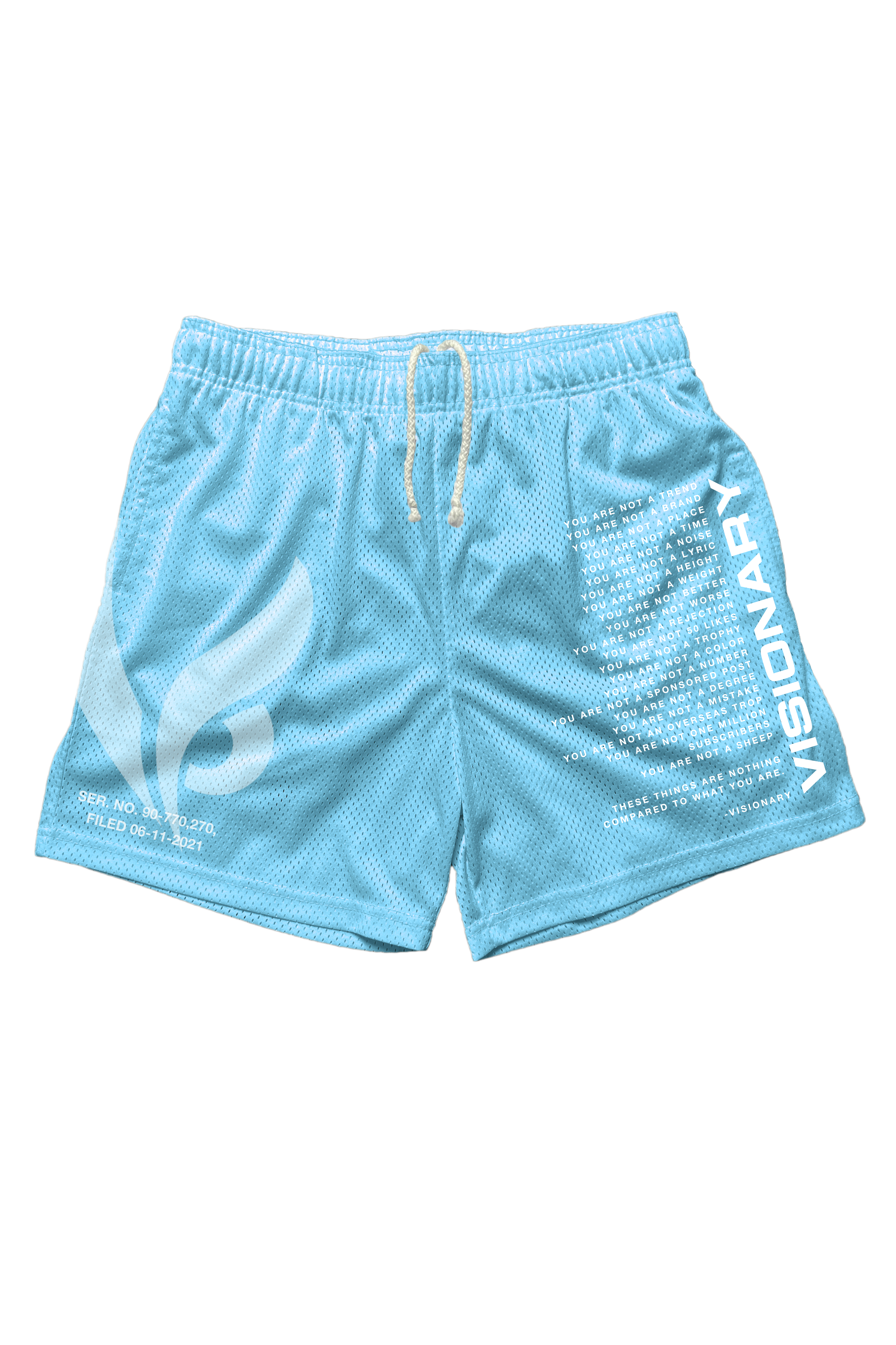 "I AM" 5" MESH SHORT